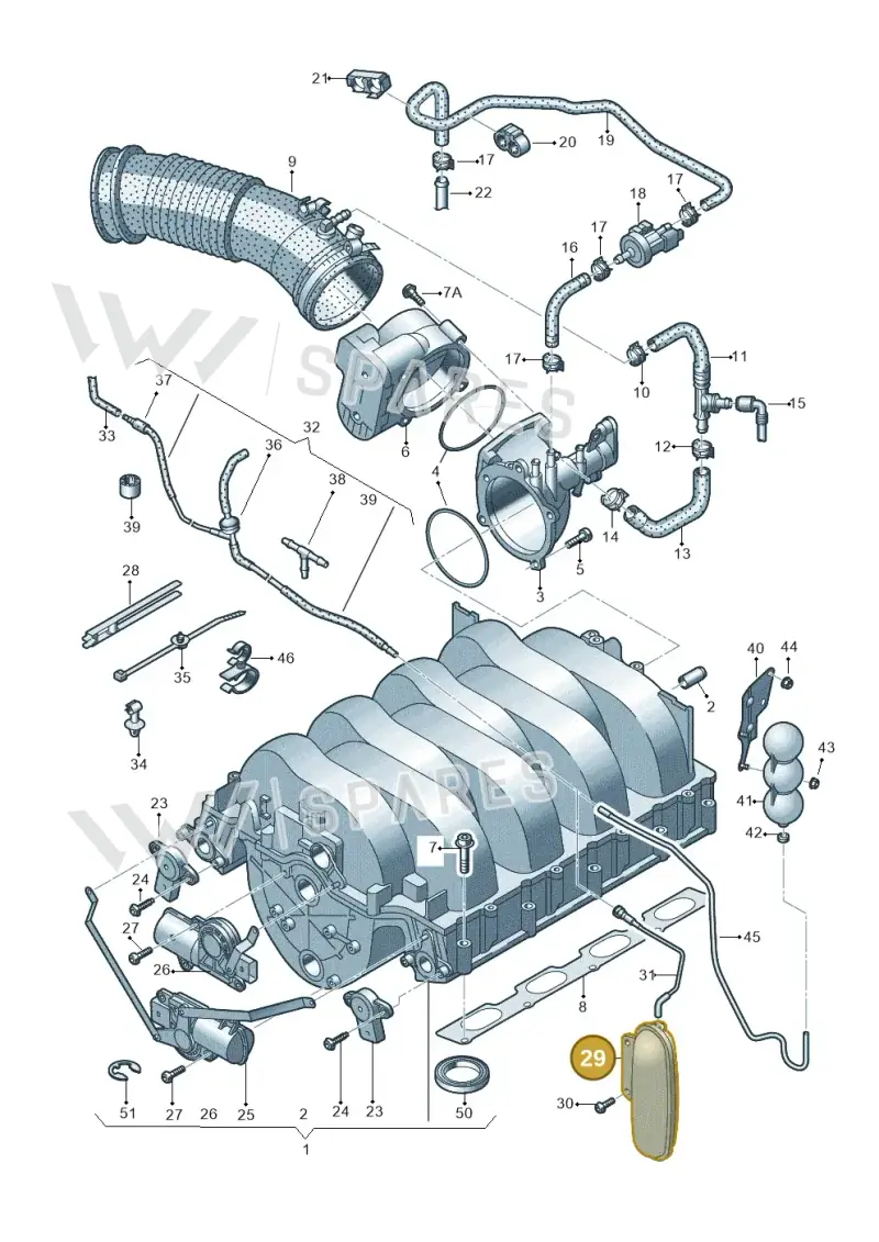 4F0131541A — Audi A6 QU.ALLROAD     07> (2006-) diagram 603133820, position 29