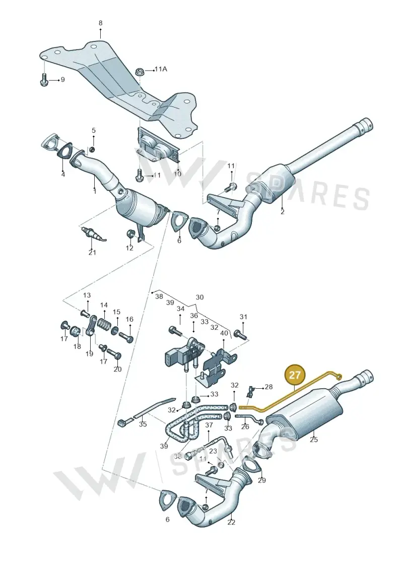 4F0131597B — Audi A6 QU.ALLROAD     07> (2006-) diagram 448253550, position 27