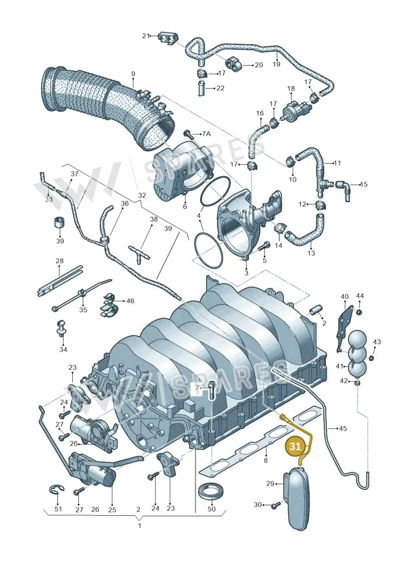 4F0201935N — Audi A6 QU.ALLROAD     07> (2006-) diagram 603133820, position 31