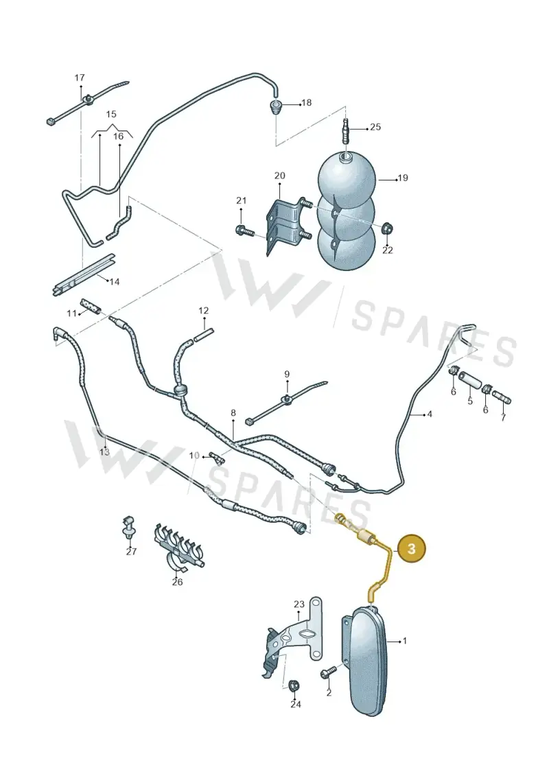 4F0201935N — Audi A6 2.7 TDI (2008-2011) diagram 448133870, position 3