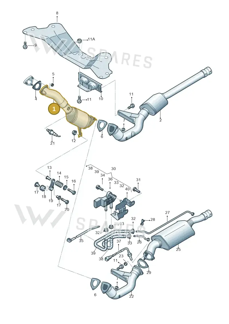 4F0254200KX — Audi A6 QU.ALLROAD     07> (2006-) diagram 448253550, position 1