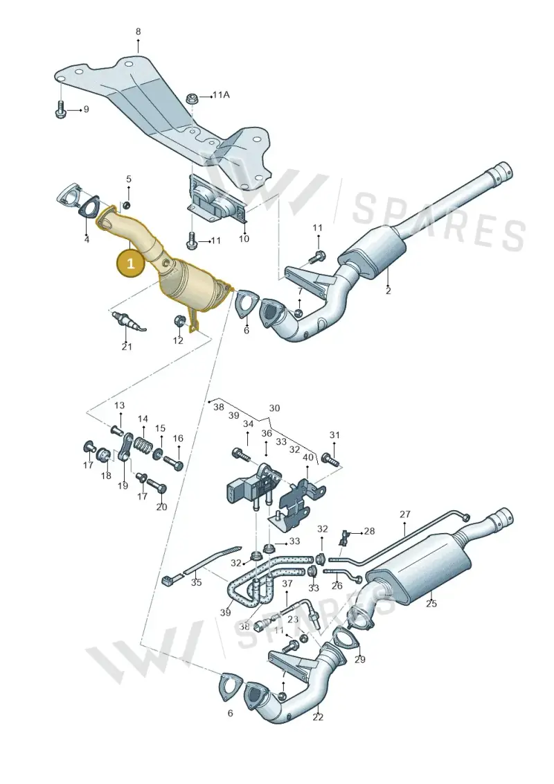 4F0254201PX — Audi A6 2.7 TDI (2008-2011) diagram 448253550, position 1