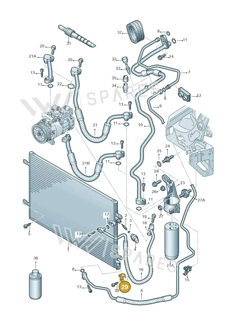 4F0260759 — Audi A6 2.7 TDI (2008-2011) diagram 448260400, position 29