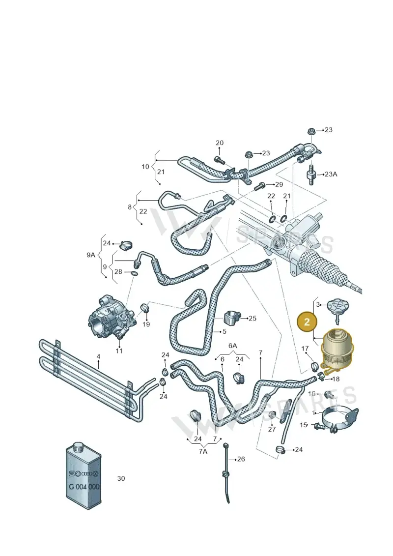 4F0422371D — Audi RS5 Coupe (2010-2015) diagram 620422800, position 2