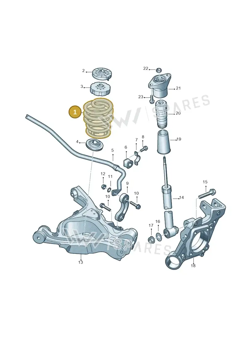 4F0511115CK — Audi A6 2.7 TDI (2008-2011) diagram 448511000, position 1