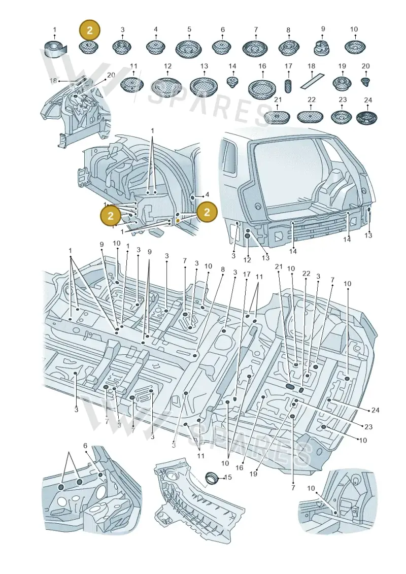 4F0803593A — Audi Q7 qu. 3.0 TDI (2015-2019) diagram 859803360, position 2