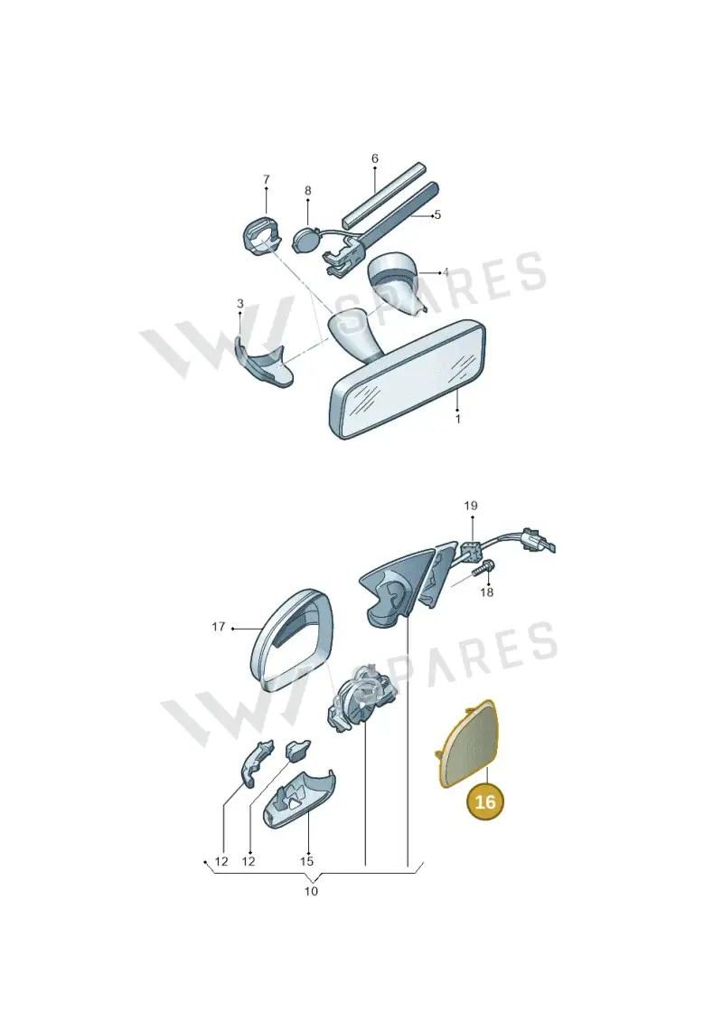 4F0857536AF — Skoda Superb comfort (2008-2013) diagram 632857400, position 16