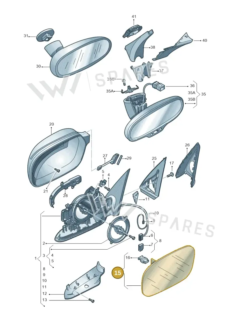 4F0857536AF — Audi Q3 (2014-2019) diagram 728857400, position 15