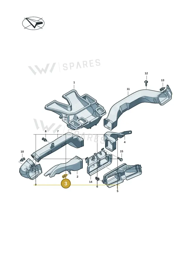 4F0857784 — Audi Q6 e-tron (2023-) diagram f5s857120, position 3