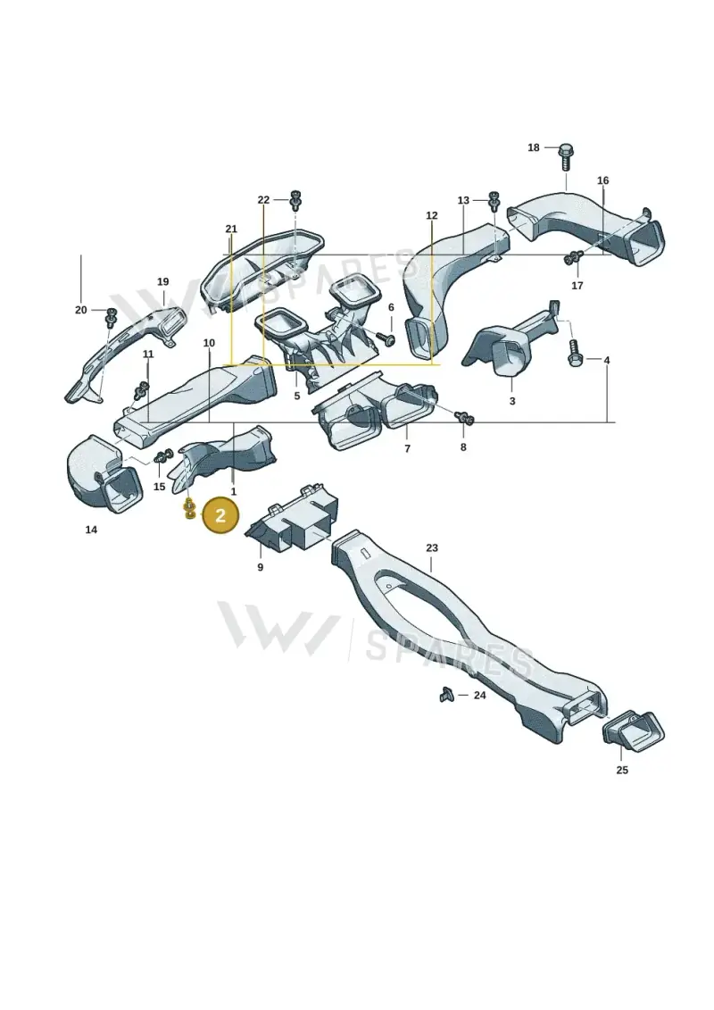 4F0857784 — Audi A5 Limo 2.0 (2024-) diagram 8wk857120, position 2