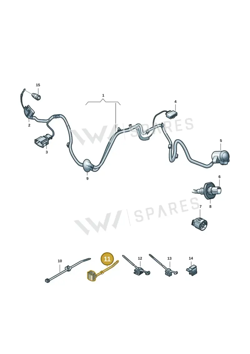 4F0971818A — Audi RS Q8 (2019-2025) diagram 429972055, position 11