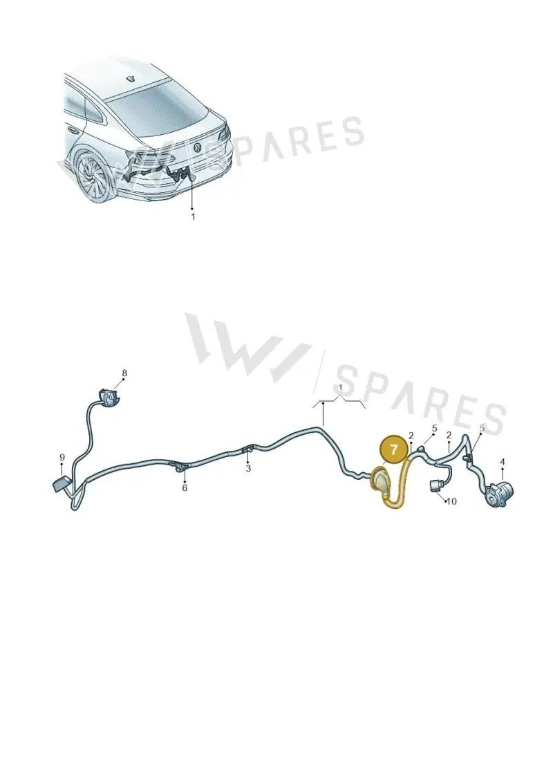 4F0971841F — Volkswagen Arteon (2017-2025) diagram 828972040, position 7
