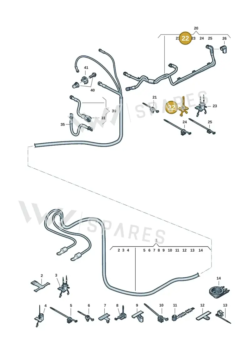 4F0971850D — Audi RS Q8 Quattro (2019-) diagram 429972002, position 22