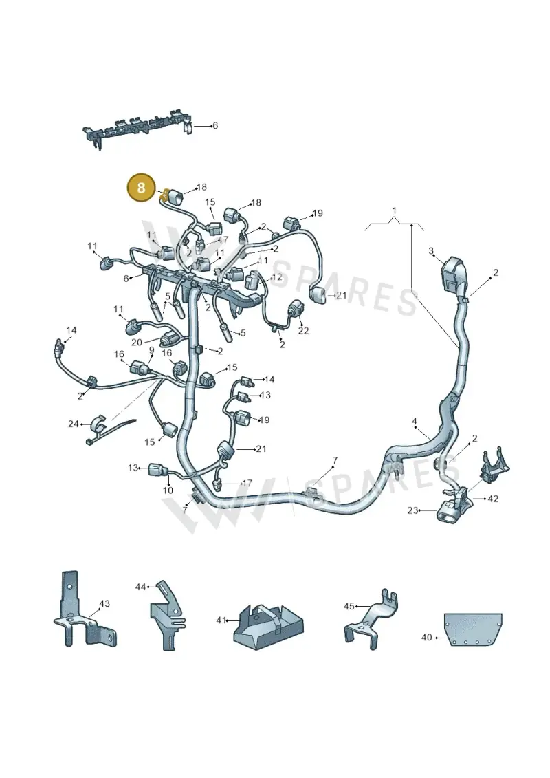 4F0971921B — SEAT Ibiza (2015-) diagram 773971100, position 8