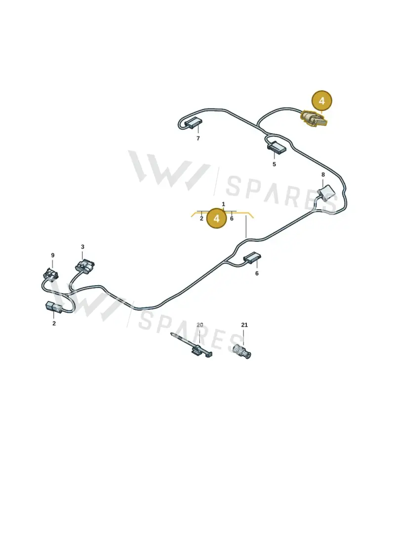 4F0973706 — Audi A5 Limo 2.0 (2024-) diagram 8wk972650, position 4