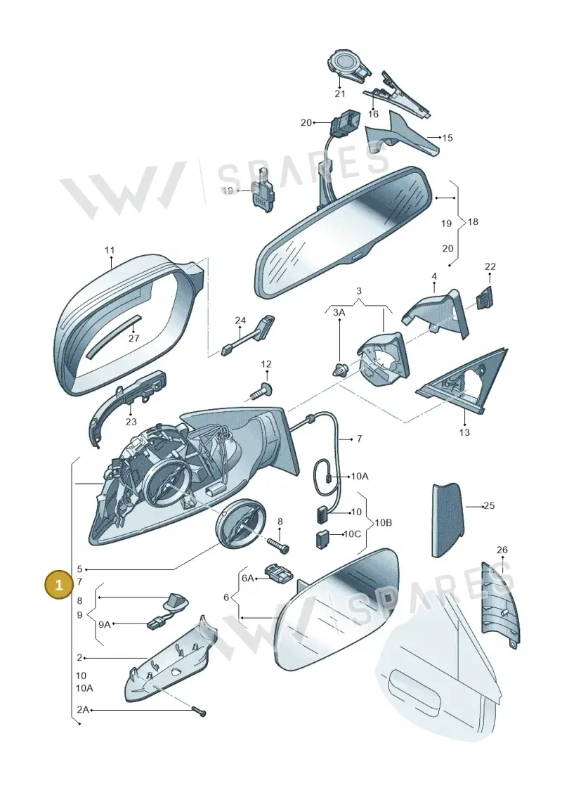 4F2857409AJ01C — Audi A6 2.7 TDI (2008-2011) diagram 620857400, position 1