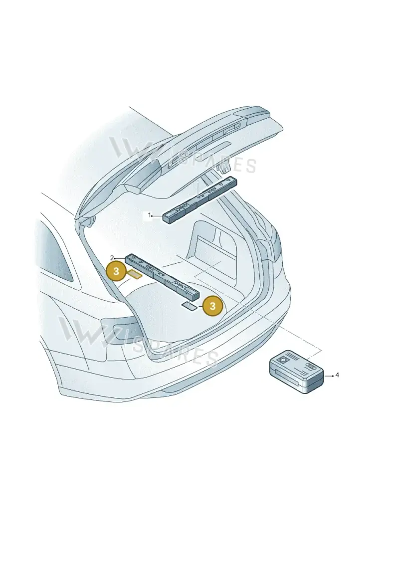 4F5861295 — Audi RS6 Avant (2019-2025) diagram 758860050, position 3