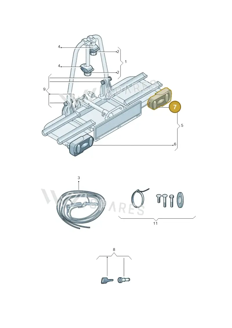 4F9071734F — Audi A3 Cab. 1.4 (2013-2016) diagram 778071650, position 7