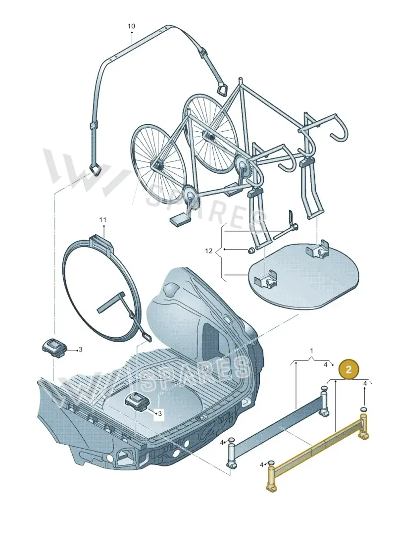 4F9860378G — Audi Q5 qu. 2.0 TDI (2008-2012) diagram 448860700, position 2