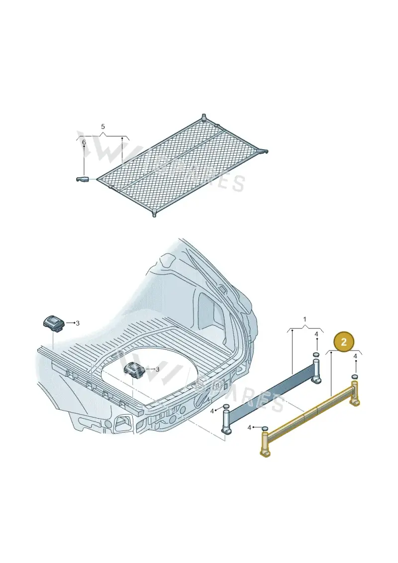 4F9860378G — Audi A4                08> (2007-) diagram 717860700, position 2