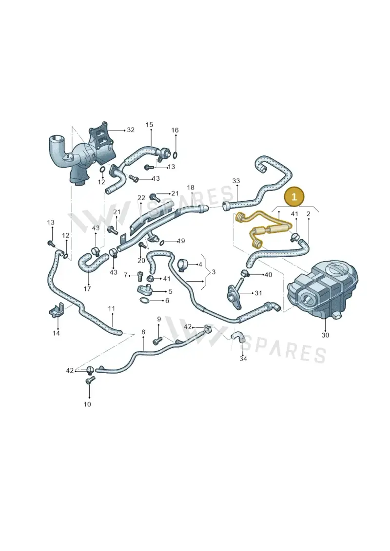 4G0121081FH — Volkswagen Phideon (2016-2023) diagram 251121300, position 1