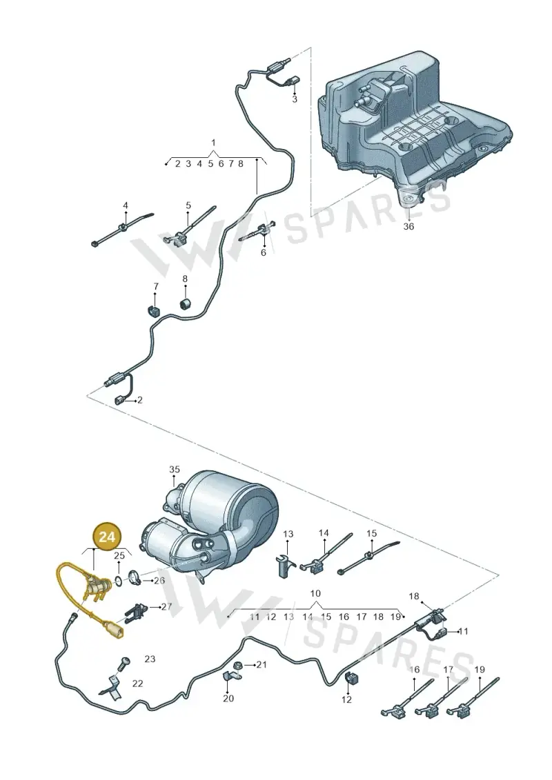 4G0131113E — Audi A6 2.0 (2018-) diagram 430201072, position 24