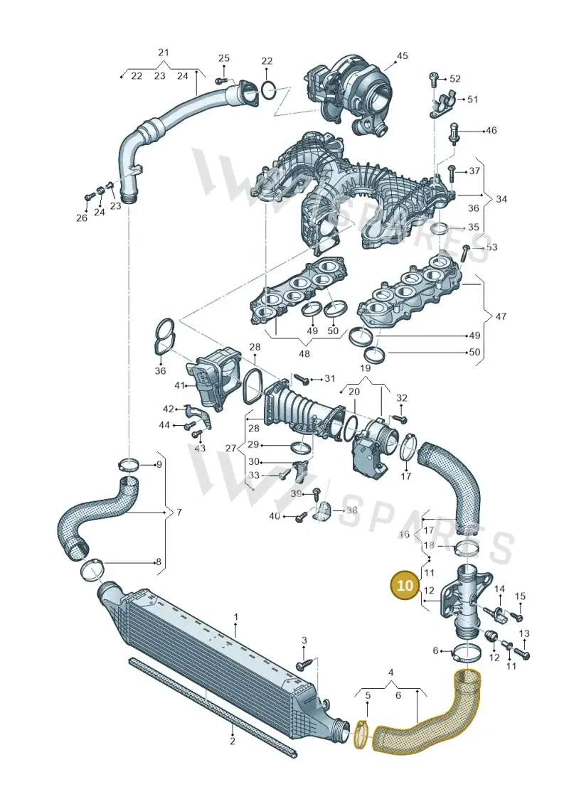 4G0145673AH — Audi A7 Sportback (2014-2018) diagram 788145550, position 10