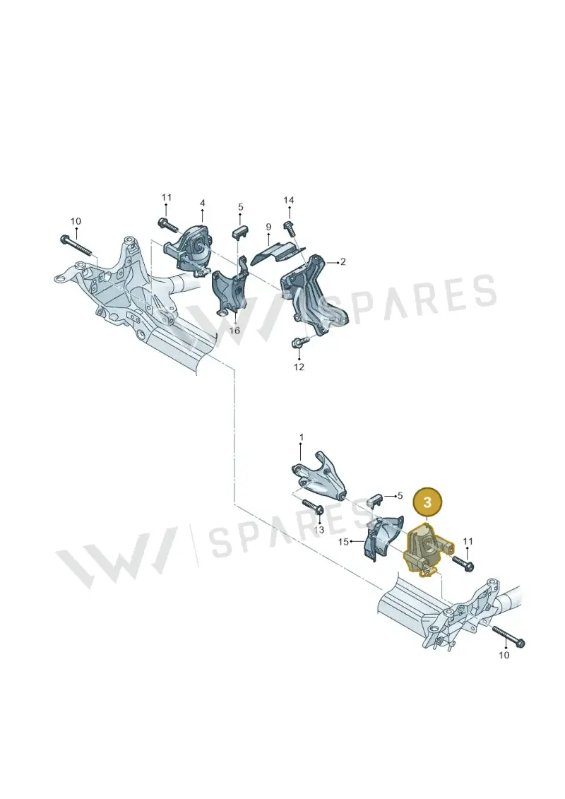 4G0199381NF — Audi A8 (2013-2018) diagram 771199080, position 3