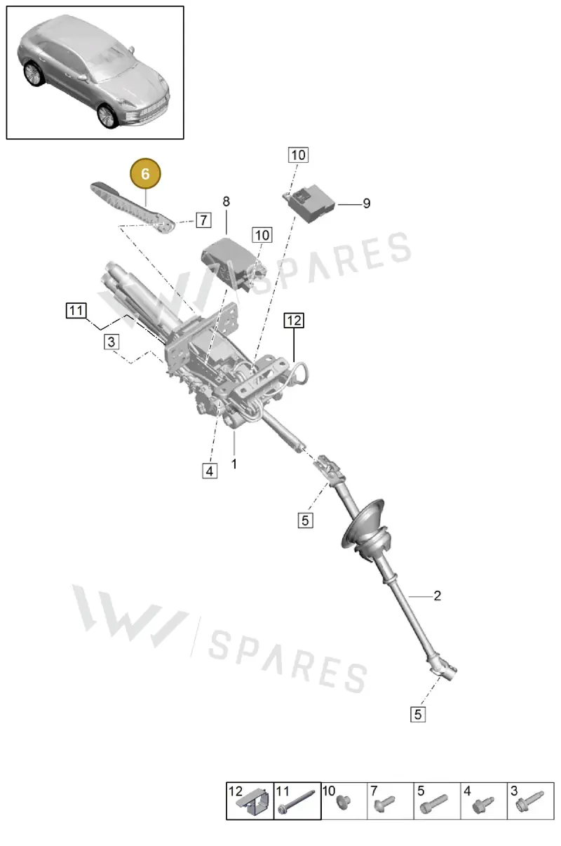 4G0419378C — Porsche Macan (2018-2022) diagram p52403060, position 6