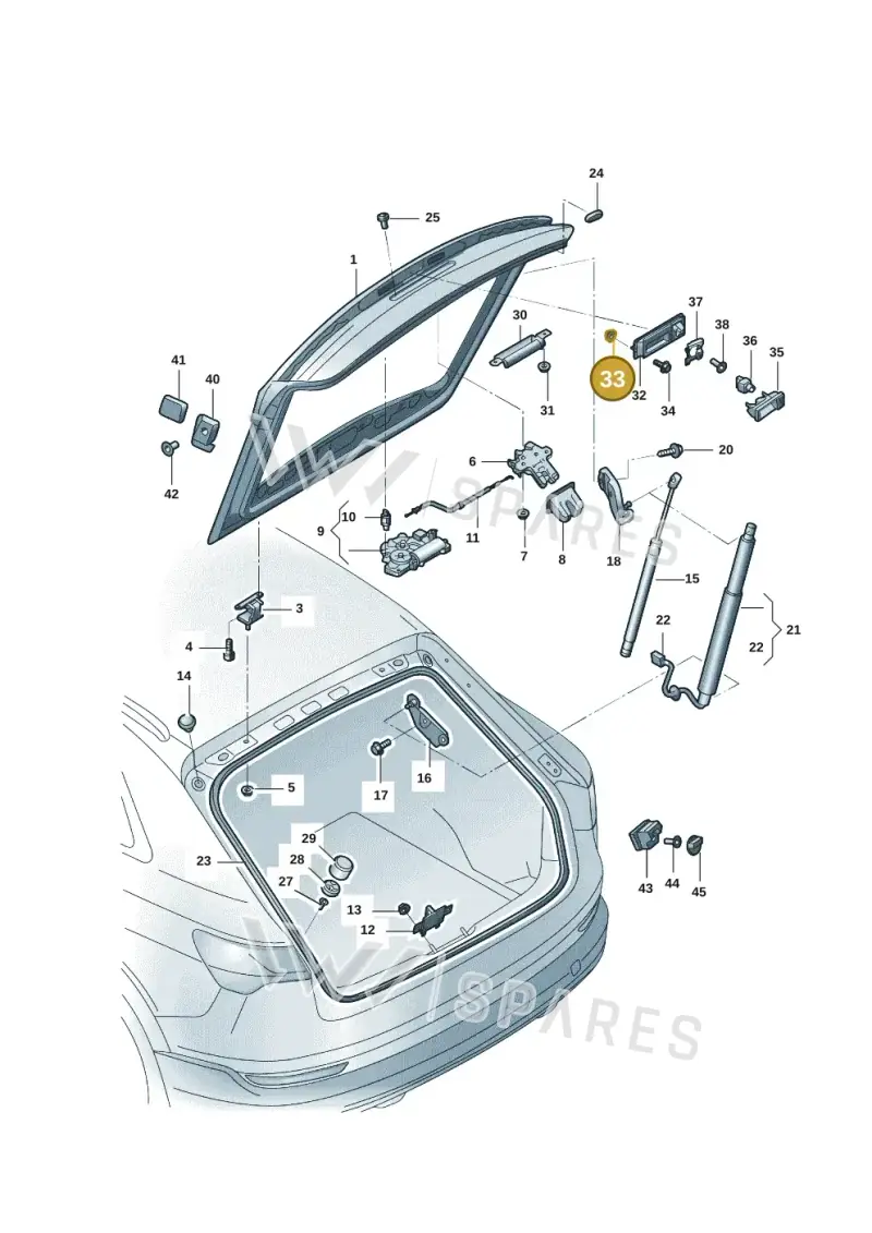 4G0827310A — Audi Q6 (2022-) diagram 4cg827000, position 33