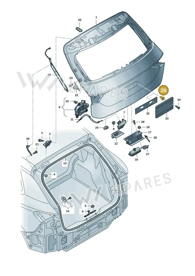 4G0827310A — Audi Q6 e-tron (2023-) diagram f5s827000, position 26