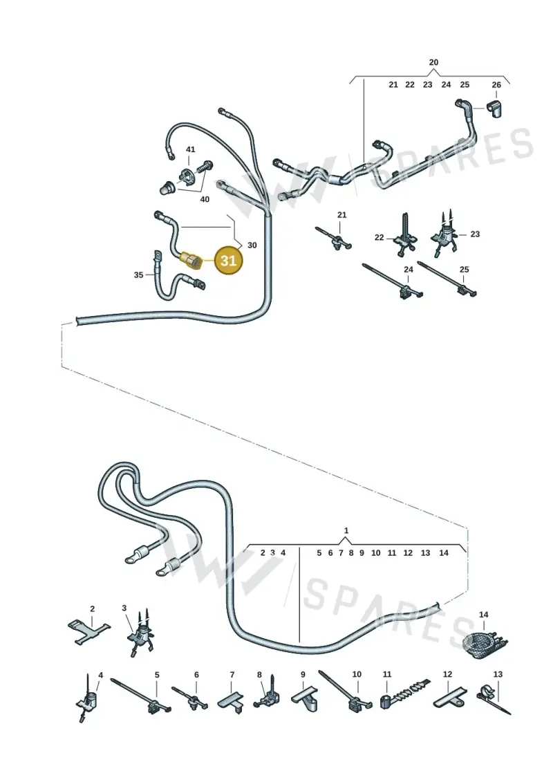 4G0906234C — Audi RS Q8 Quattro (2019-) diagram 429972002, position 31
