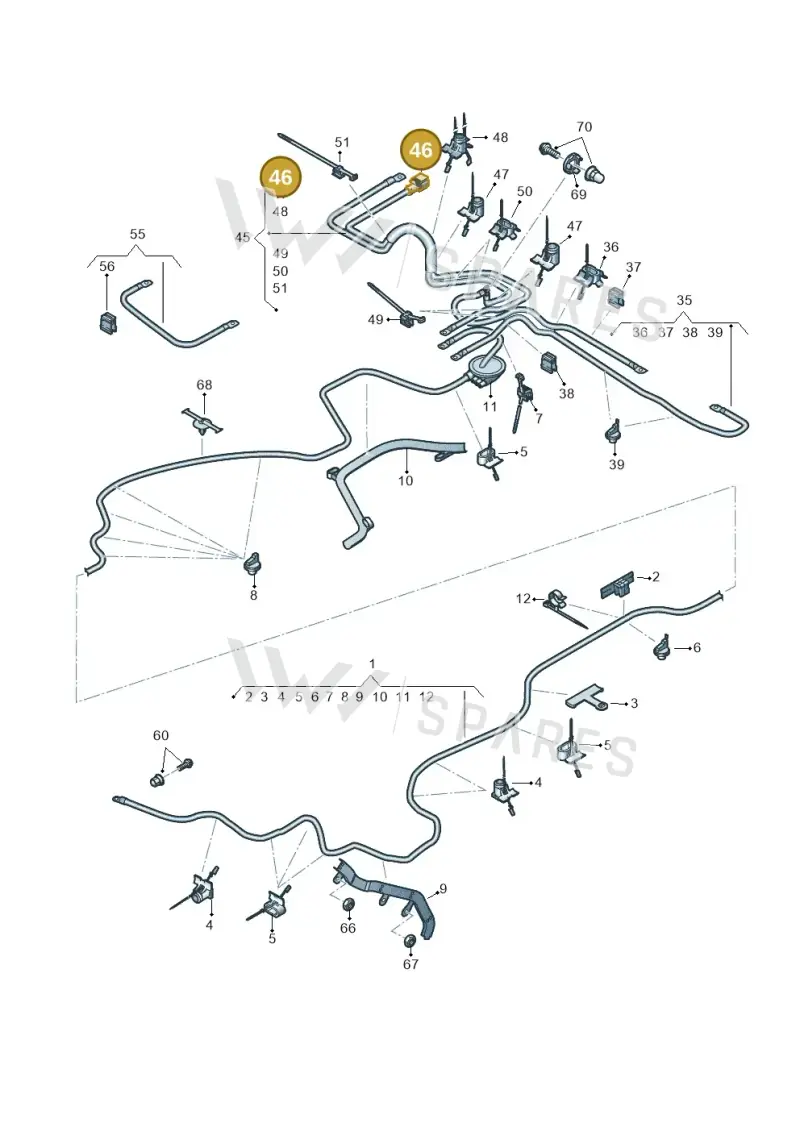 4G0906234C — Audi RS6 Avant (2019-) diagram 538972020, position 46
