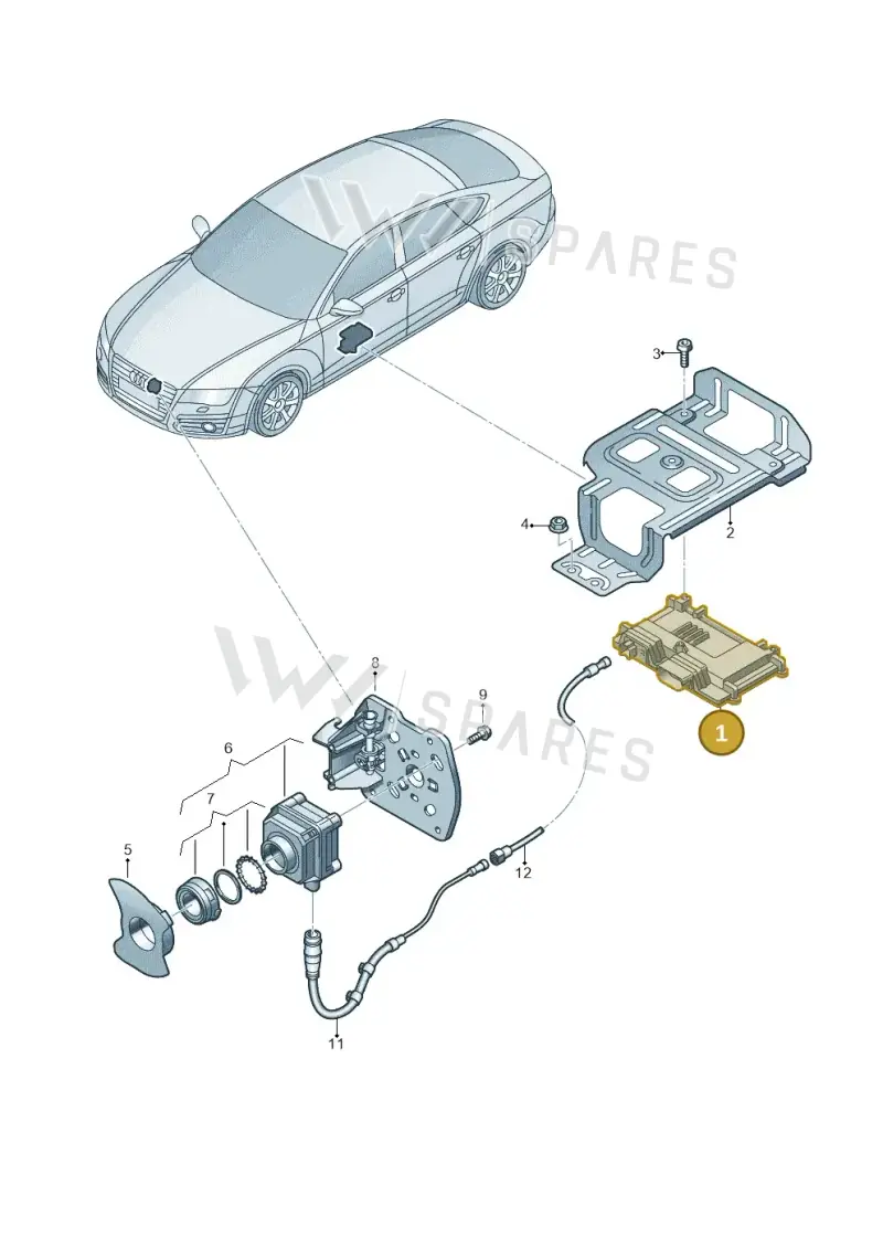 4G0907547D — Audi A6 Avant (2012-2018) diagram 788907400, position 1