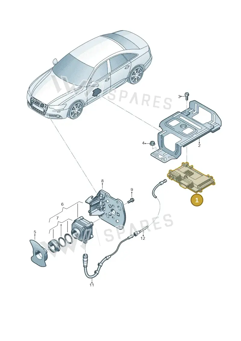 4G0907547D — Audi A6 (2014-2018) diagram 798907400, position 1