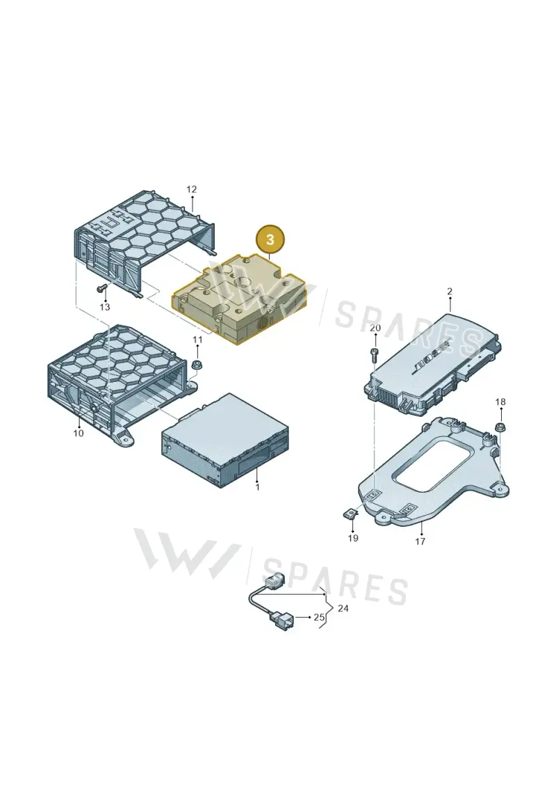 4G0919129C — Audi Q3 2.0 TDI (2014-2019) diagram 855035400, position 3