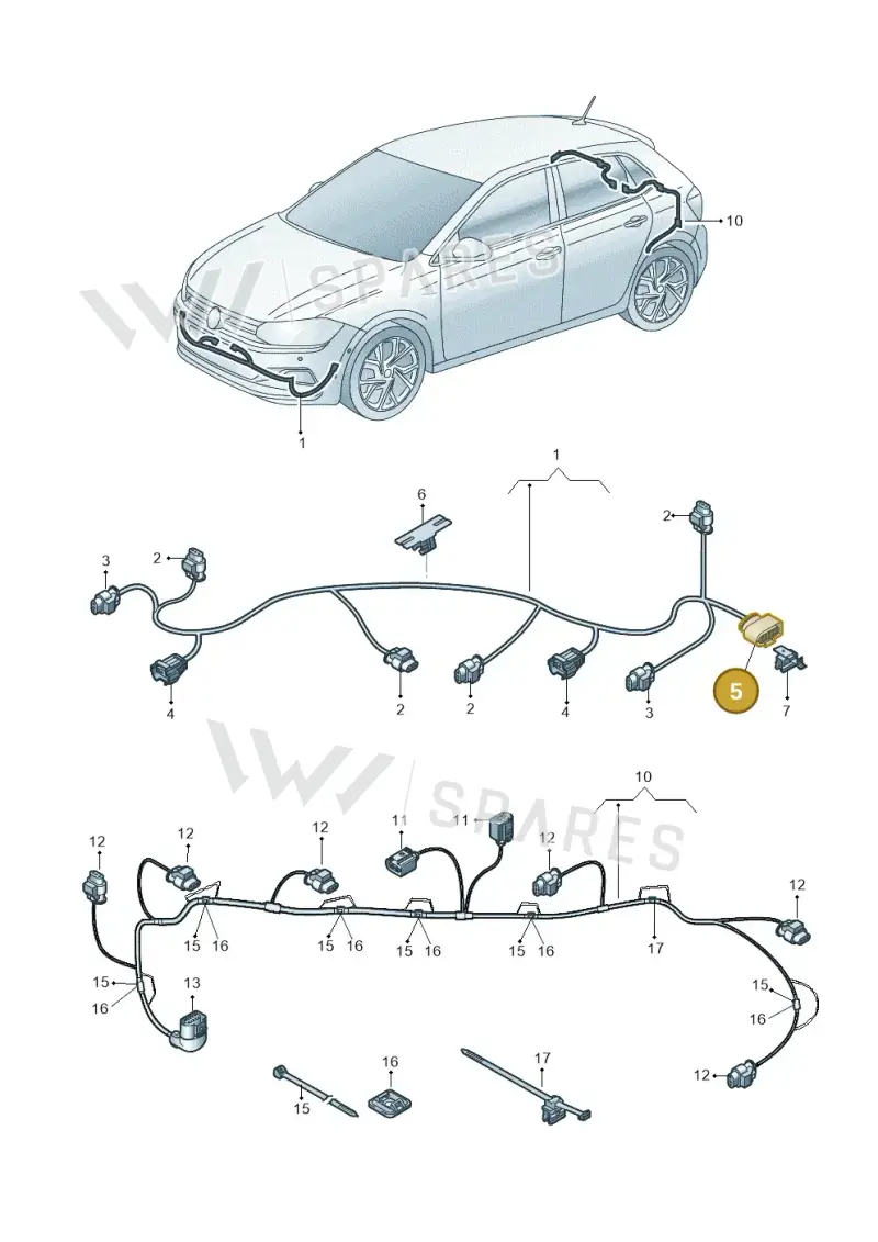 4G0973813C — Skoda Kamiq (2019-2020) diagram 837971900, position 5