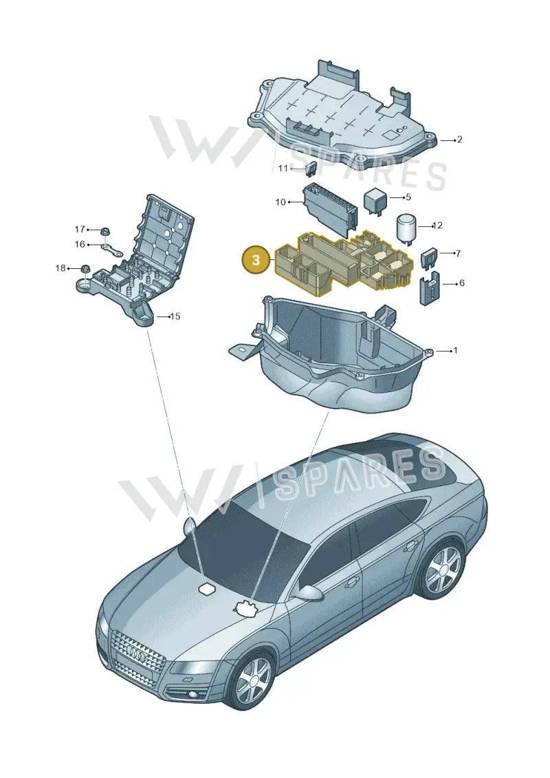 4G1937503B — Audi A7 Sportback (2014-2018) diagram 711937200, position 3