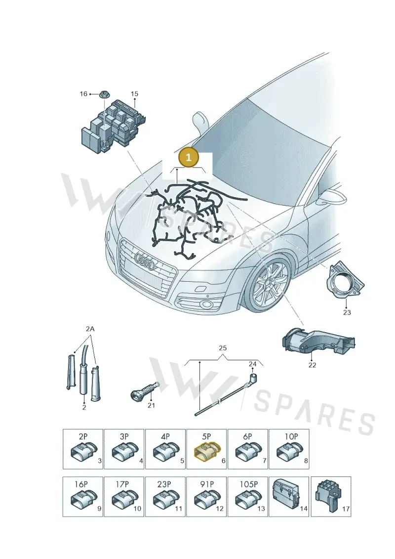 4G1971072MH — Audi A7 Sportback (2014-2018) diagram 798971400, position 1