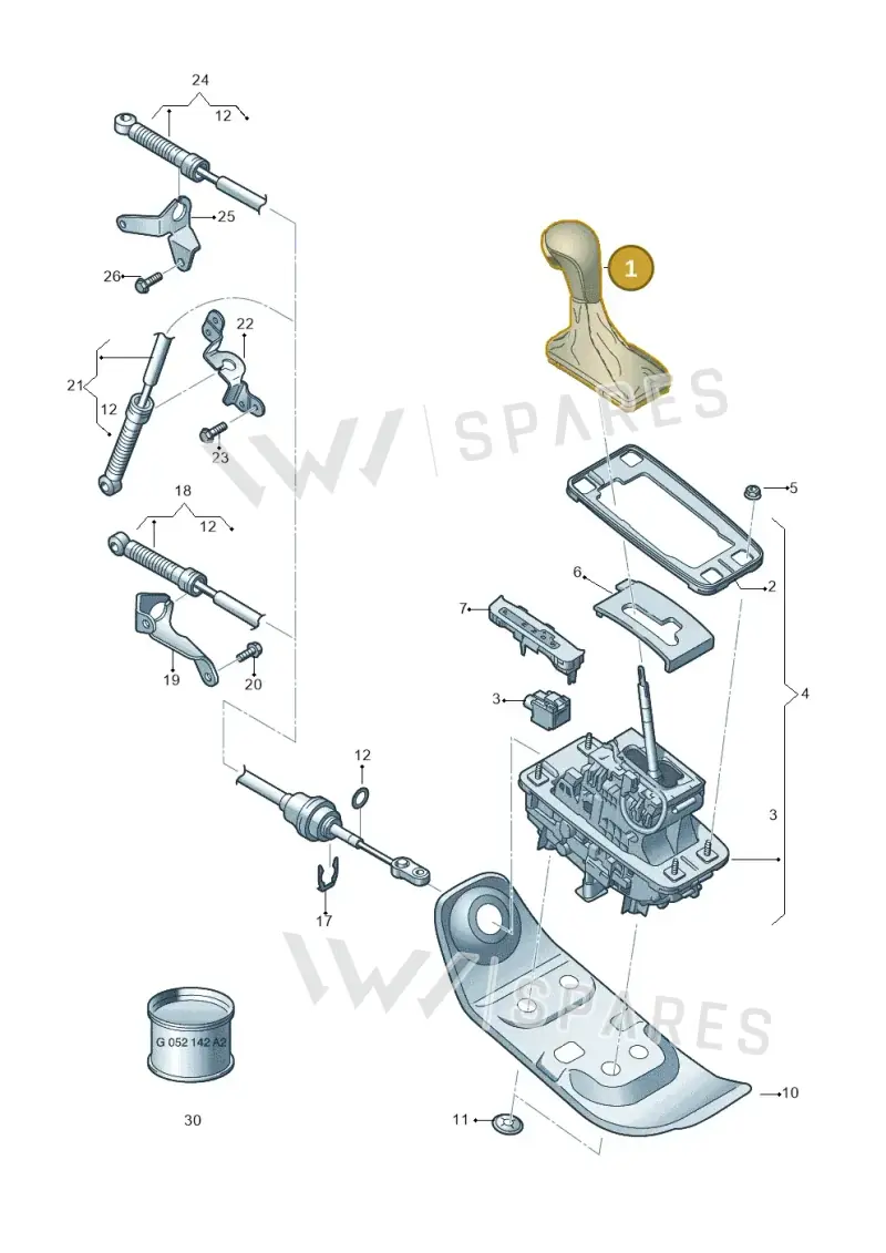 4G2713139AEXBA — Audi A7 Sportback (2014-2018) diagram 788713100, position 1