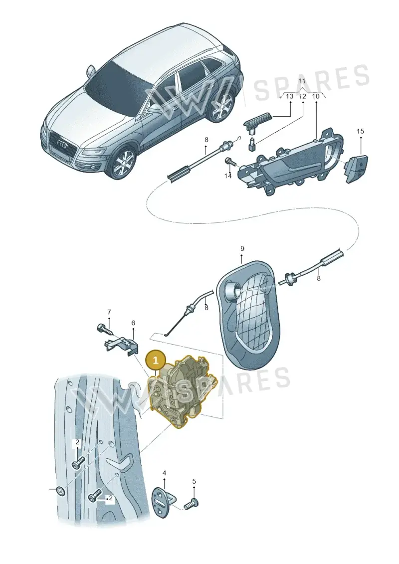 4G2837016 — Audi Q5 qu. 2.0 TDI (2012-2017) diagram 647837300, position 1