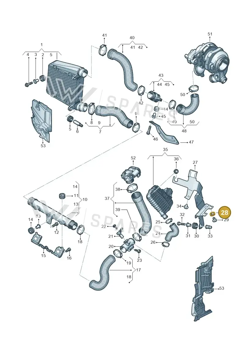 4H0129669F — Audi A8 (2017-2025) diagram 838145580, position 28