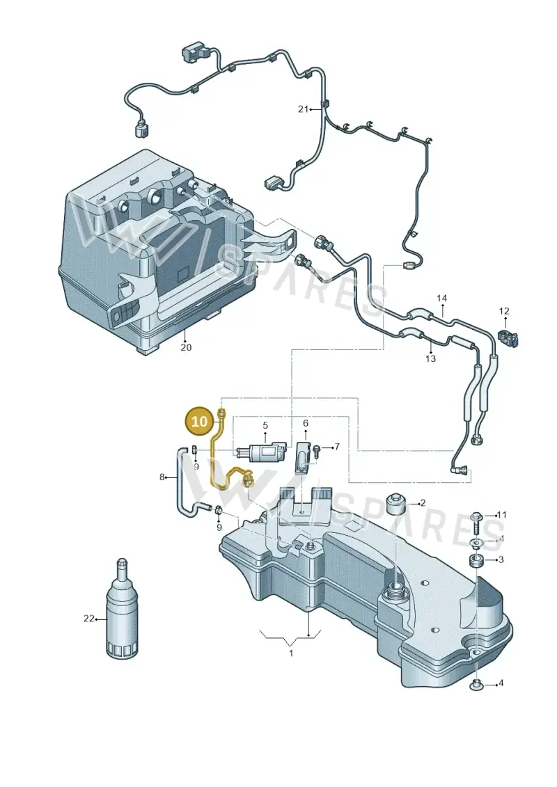 4H0131987G — Audi A8 (2013-2018) diagram 771201160, position 10