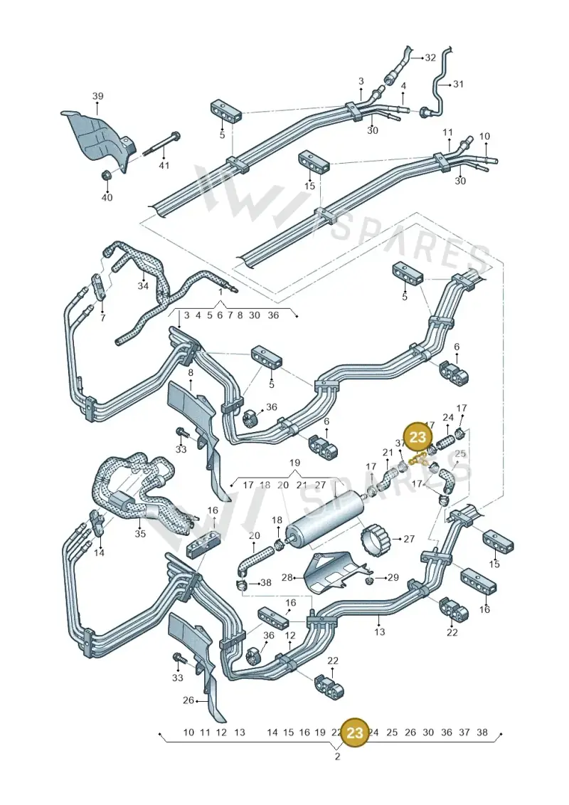 4H0201346 — Audi Q5 (2016-2020) diagram 896201600, position 23