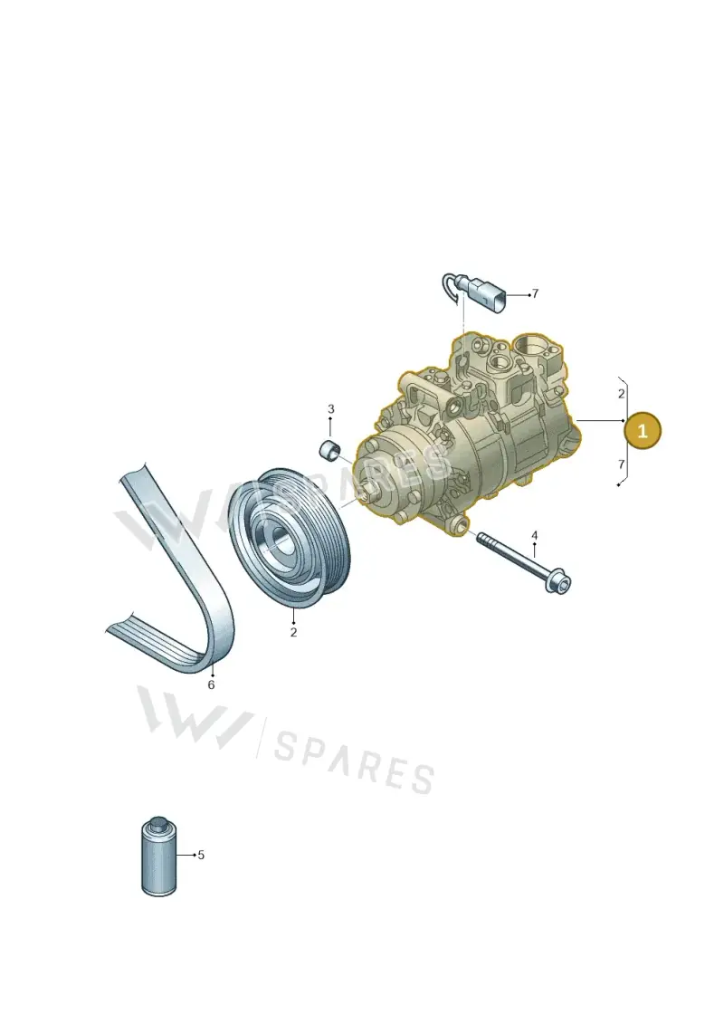 4H0260805D — Audi A8 (2013-2018) diagram 771260200, position 1