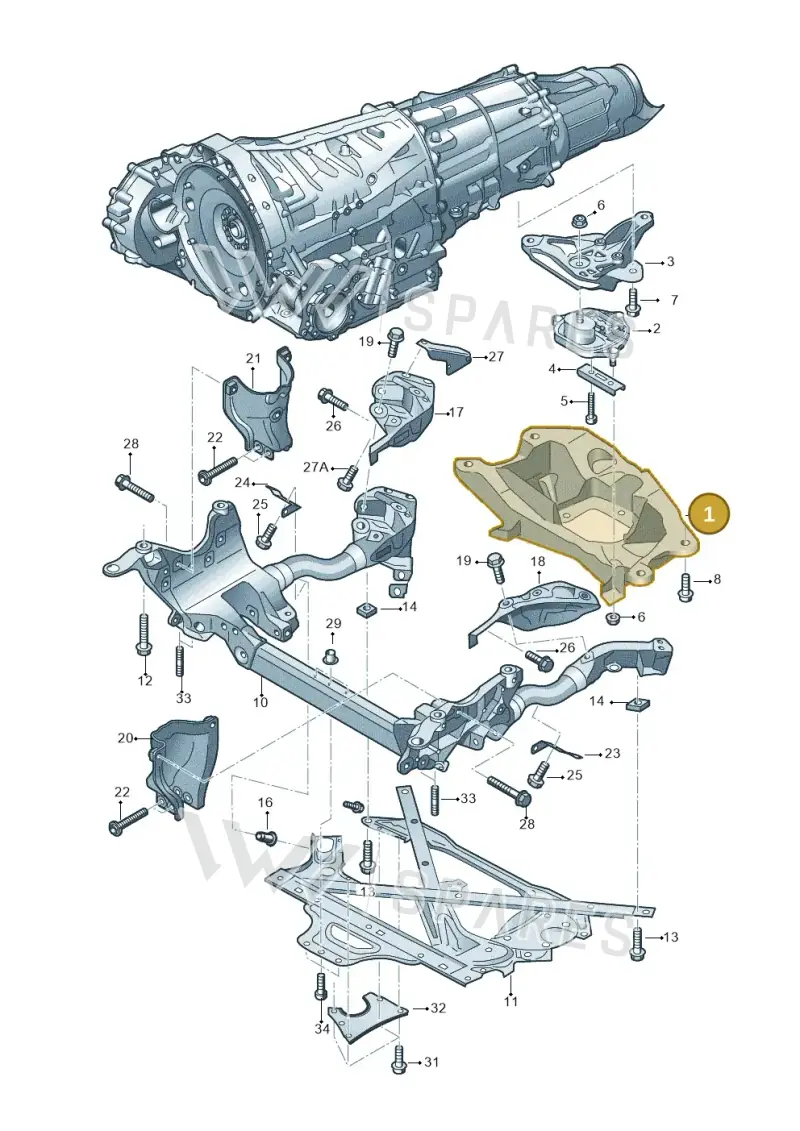 4H0399263AK — Audi A5 Cabrio 2.0 (2011-2017) diagram 670399700, position 1