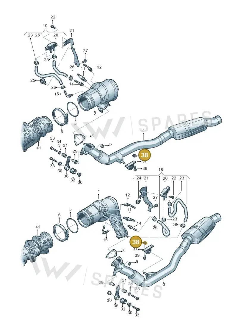 4H0821213 — Audi RS Q8 Quattro (2019-) diagram 595253500, position 38