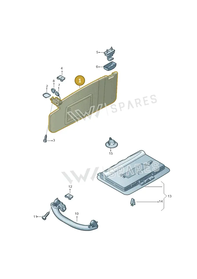 4H0857552HBN5 — Audi A8L qu. 3.0 TDI (2013-2018) diagram 771857500, position 1