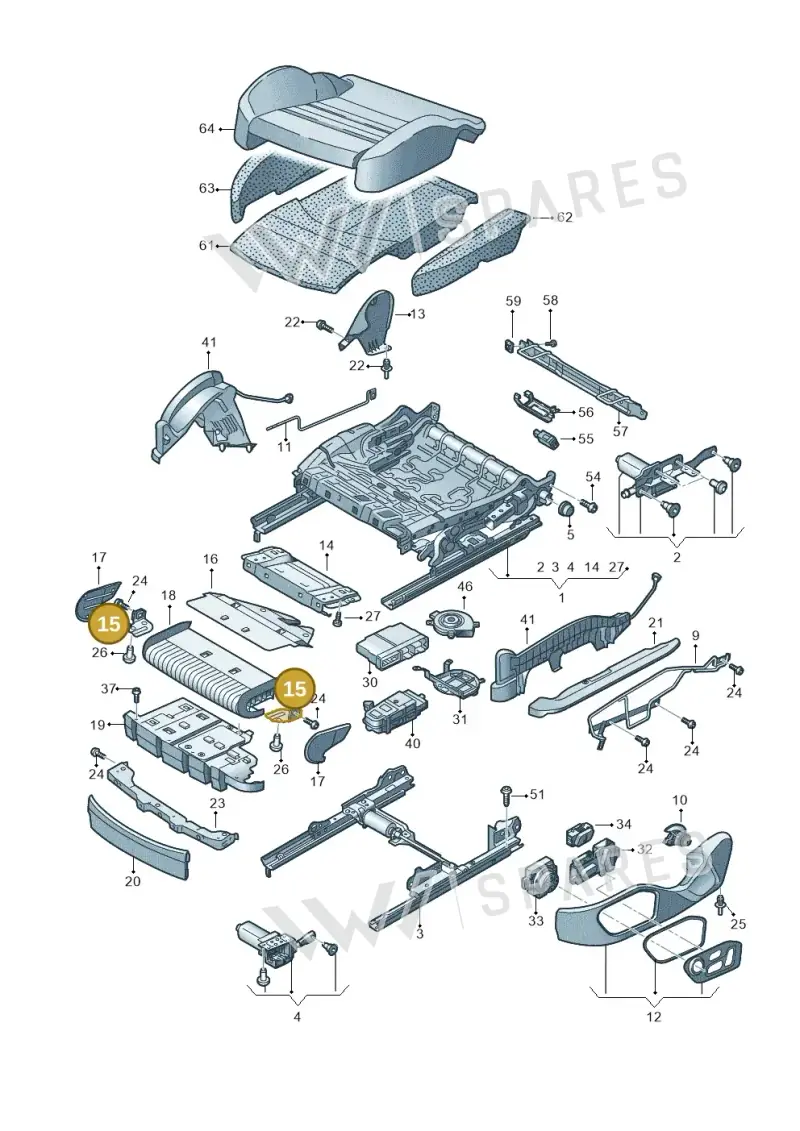 4H0881286 — Audi RS6 Avant (2019-) diagram 435881200, position 15