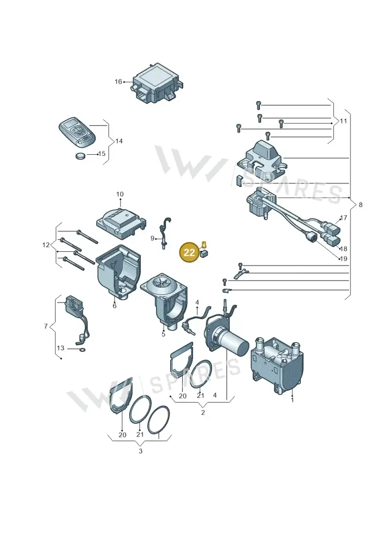 4H0898003 — Audi RS6 Avant (2019-) diagram 771261100, position 22